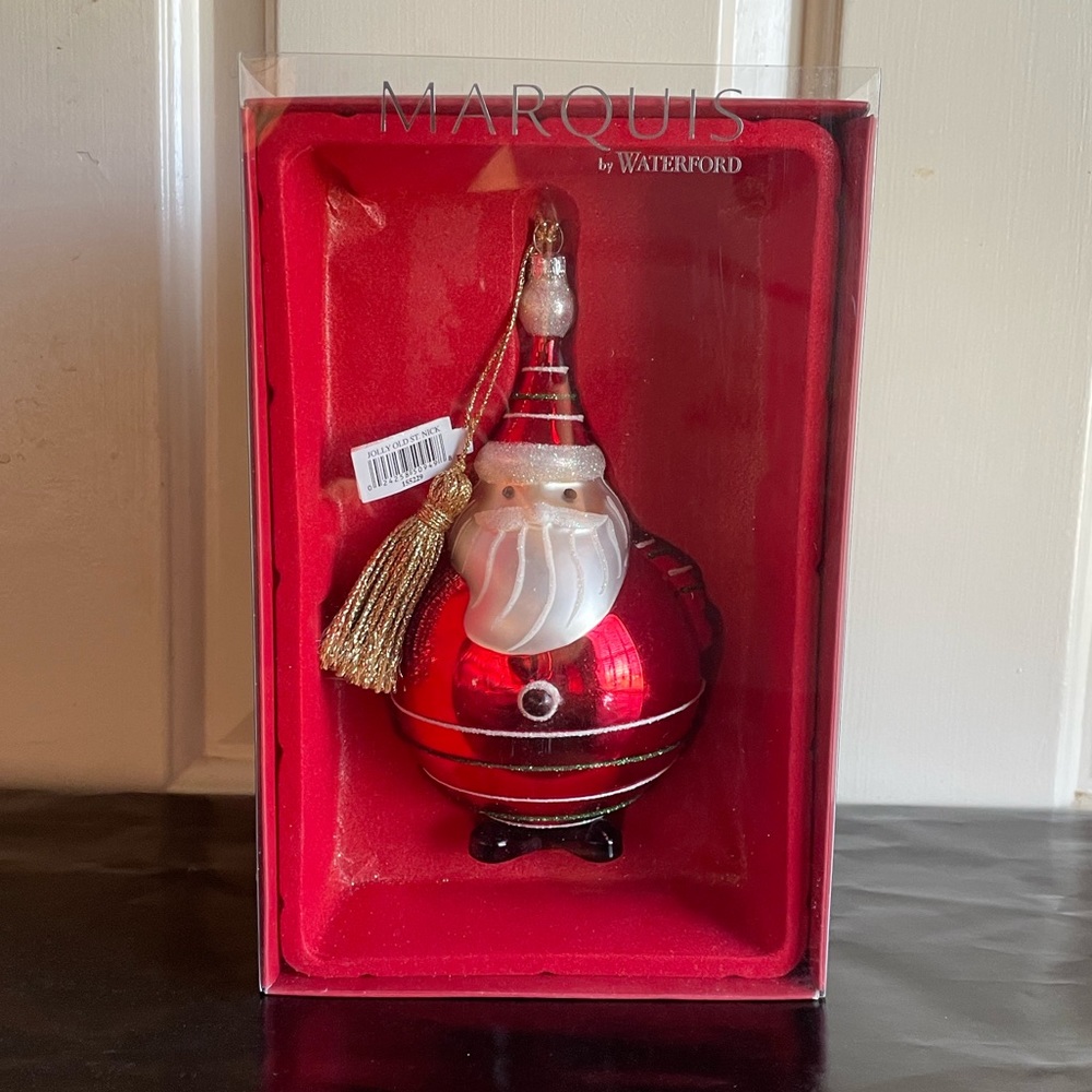 Marquis by Waterford Santa Ornament